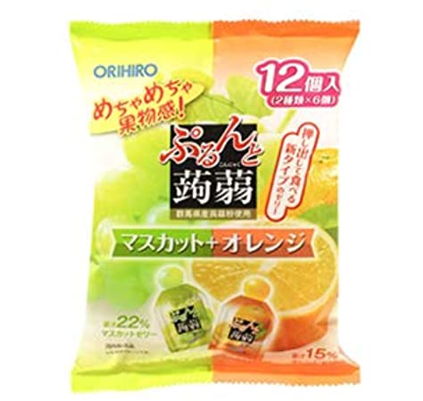 ORIHIRO Konjac Jelly Muscat Orange Pouch - TokyoMarketPH