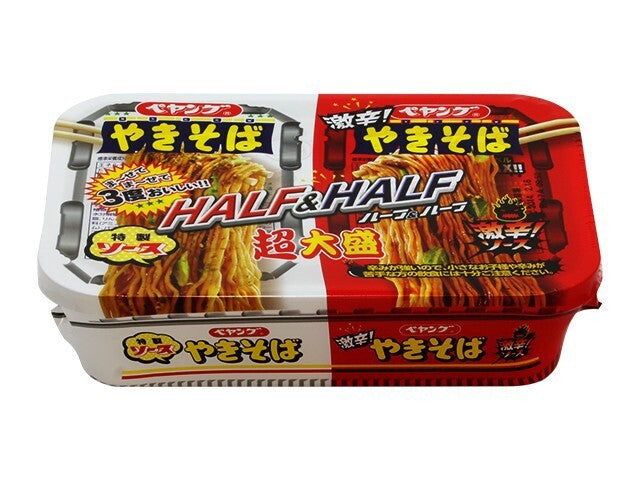 MARUKA Peyoung Yakisoba Large Half & Half Spicy