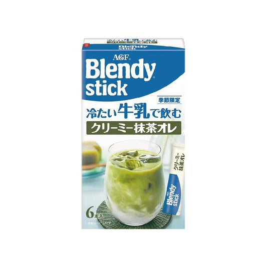 AGF Blendy Stick with Cold Milk Creamy Matcha Au Lait
