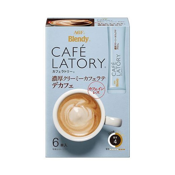AGF Cafe Latory Stick Creamy Cafe Latte Decaf